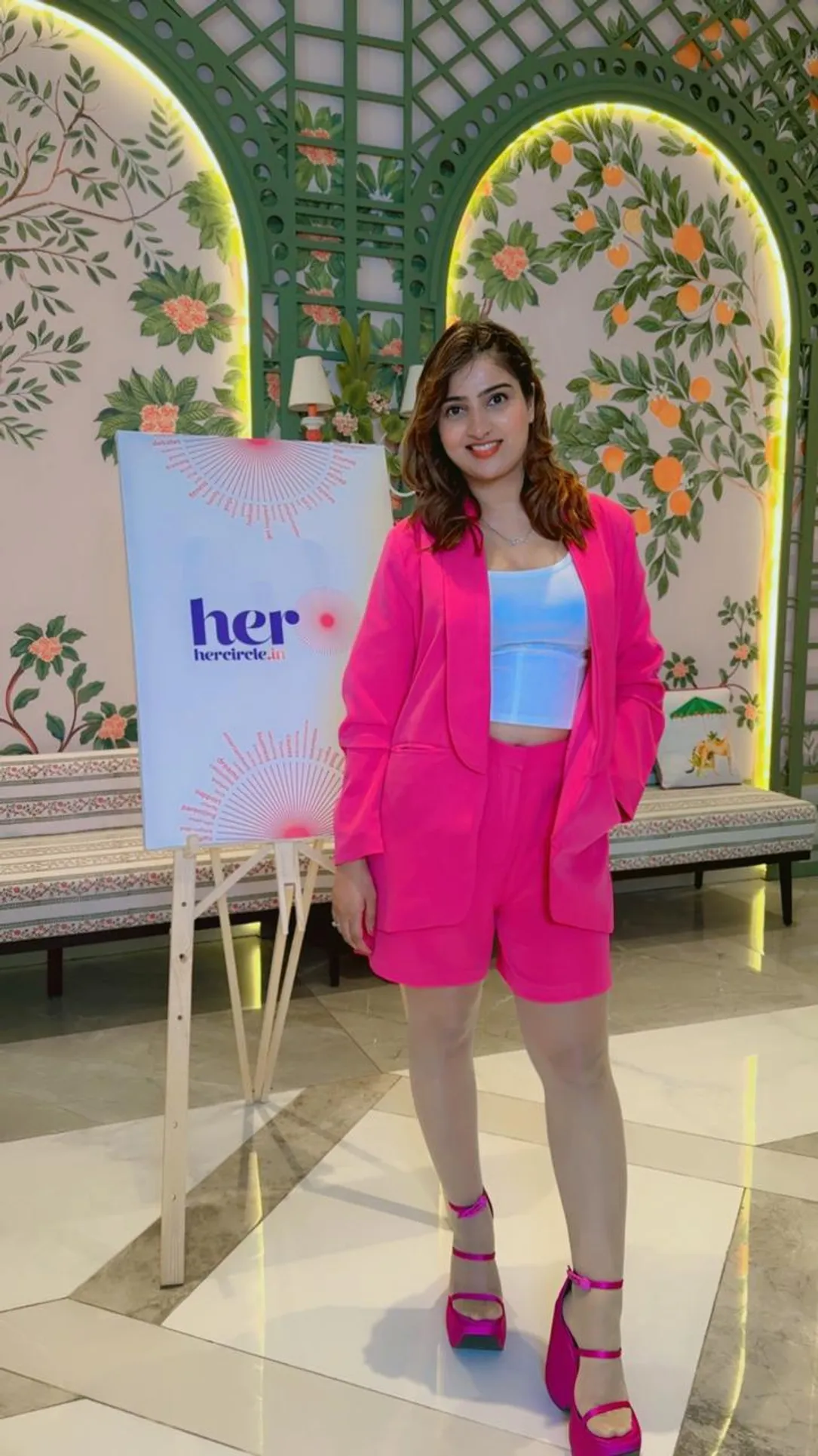 Sana Rais Khan attended Nita Ambani's grand event