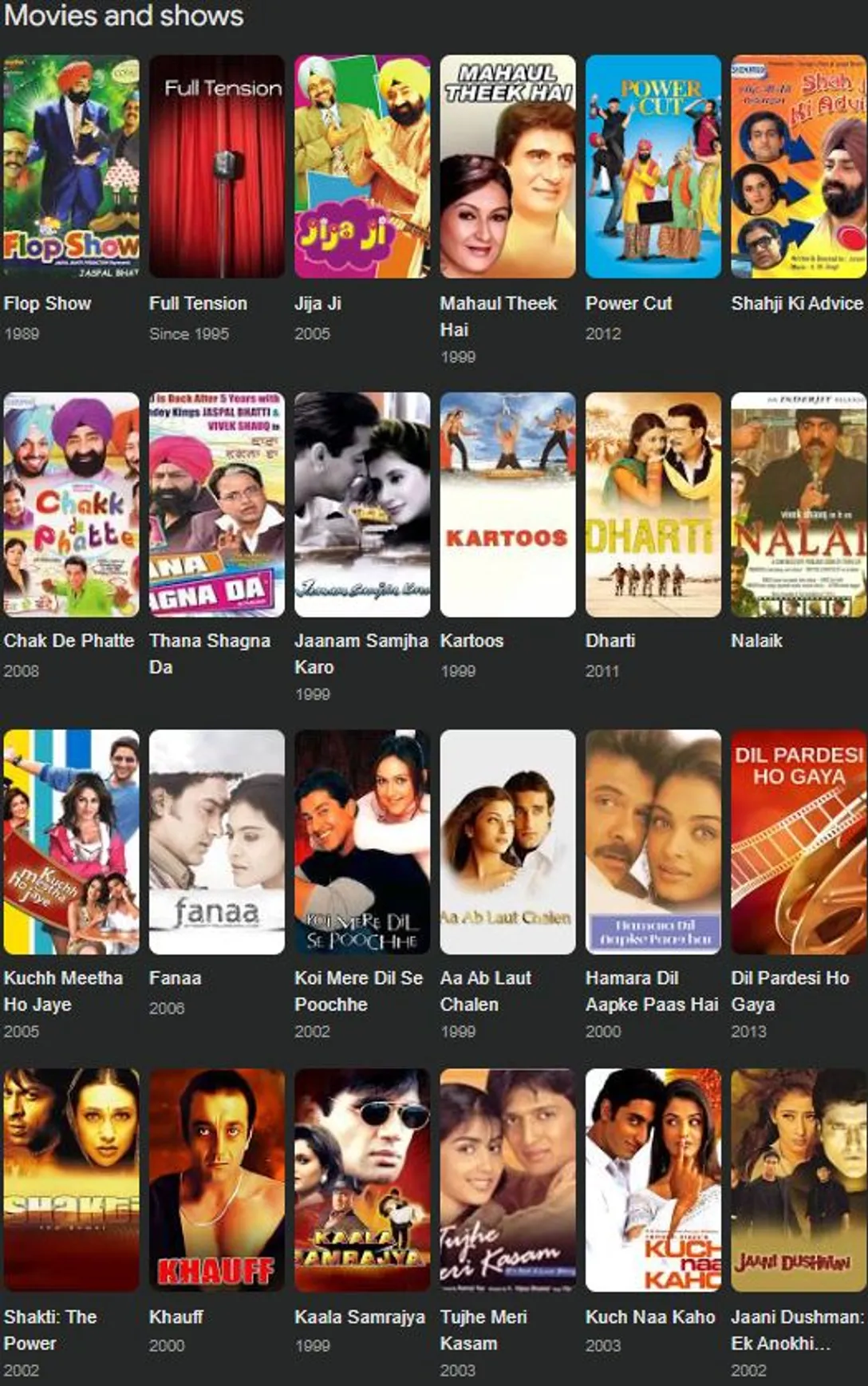Jaspal Bhatti filmography