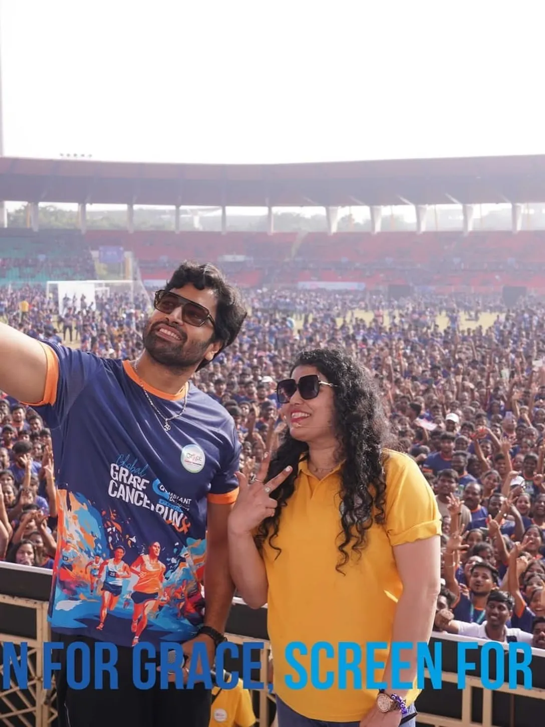 Adivi Sesh Joins ‘Run for Grace’ to Fight Cancer