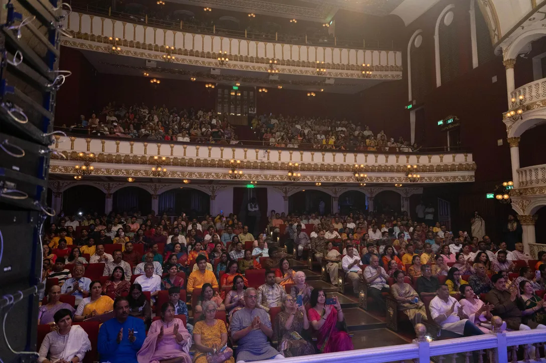 Audience at Mahesh Kale's Diwali concert at Royal Opera House