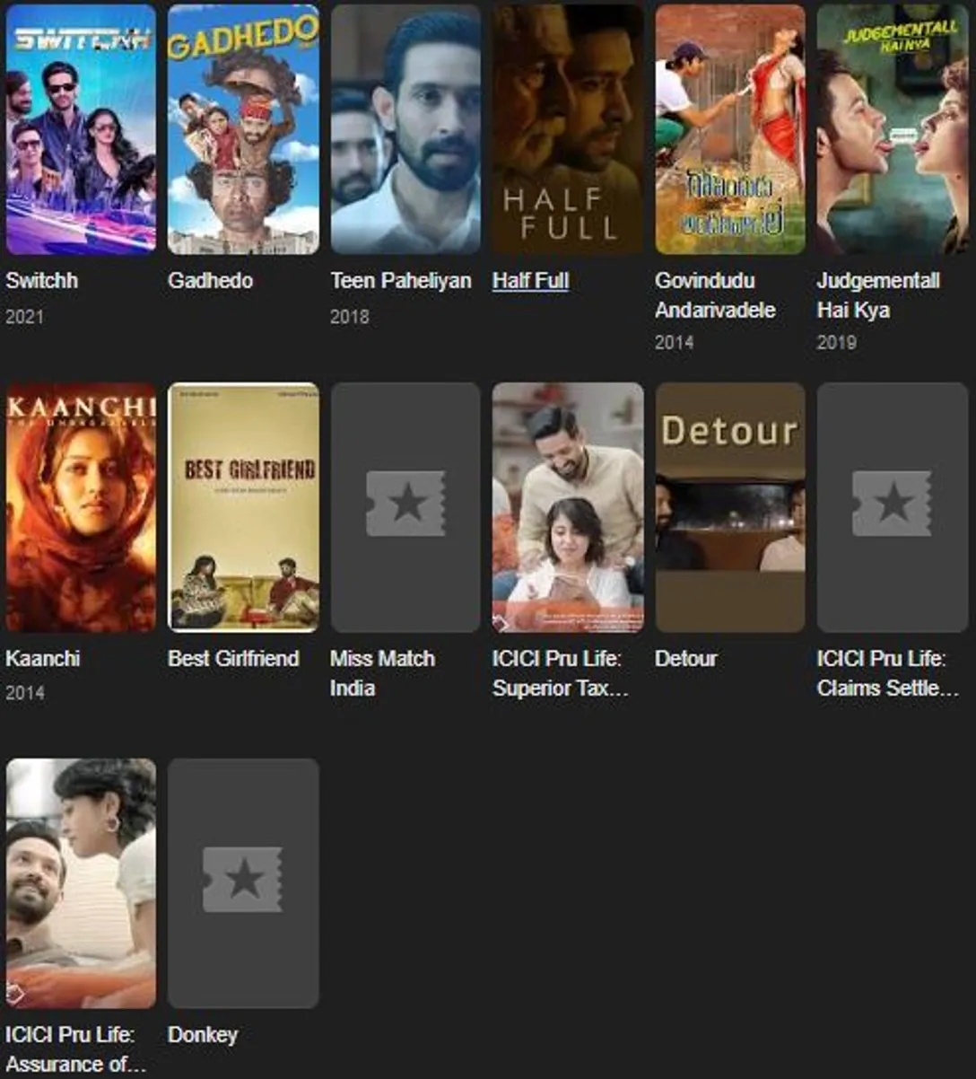 Vikrant Massey filmography