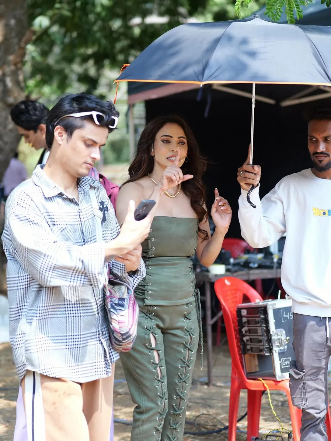 Actress Nikita Rawal Shares BTS Glimpses (1)