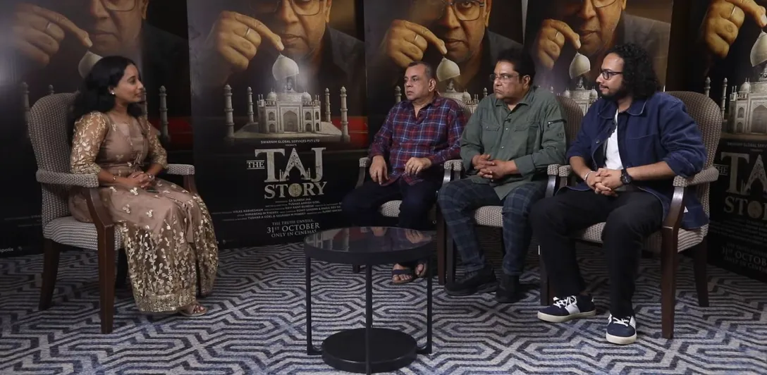 Mayapuri journalist Shilpa Nalamwar met The Taj Story Team