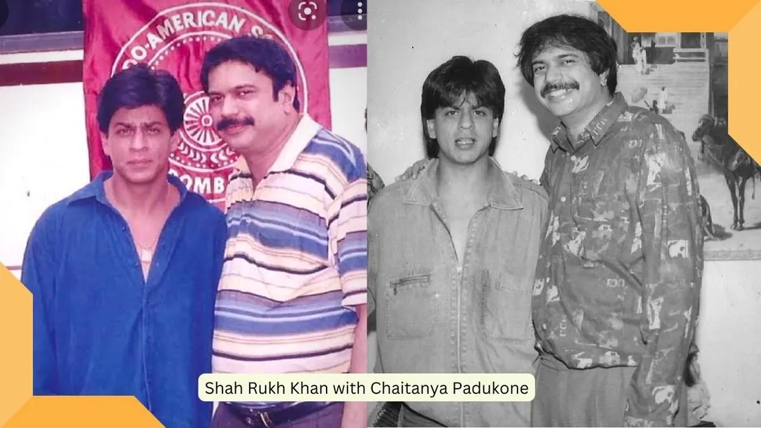 Shah Rukh Khan with sr film journalist Chaitanya Padukone