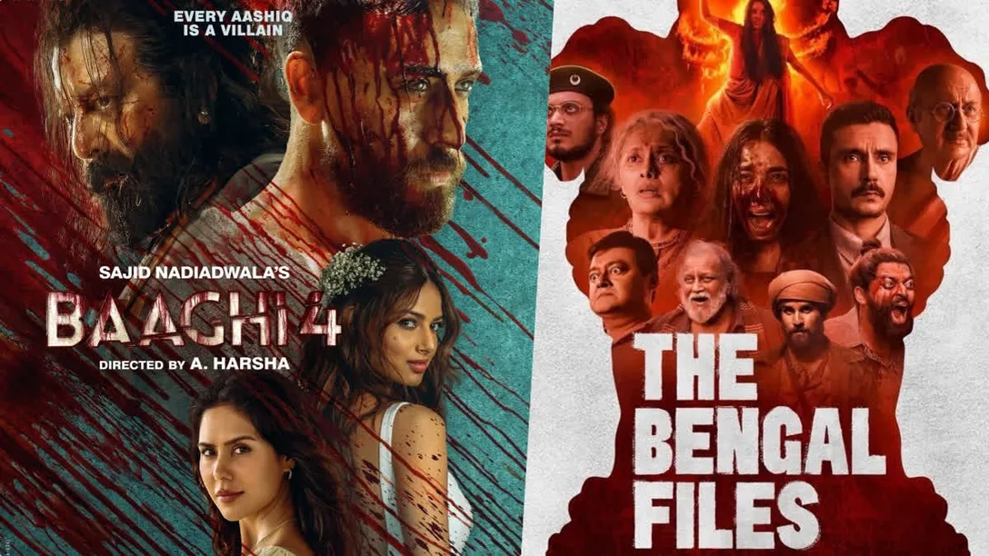 Baaghi 4 vs The Bengal Files BO Day 4: Tiger Shroff Starrer Mints Rs 35 Cr;  Latter Yet To Hit Double Digits