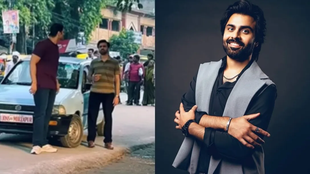 Jitendra Kumar shoots for Mirzapur: The Film with Ali Fazal.