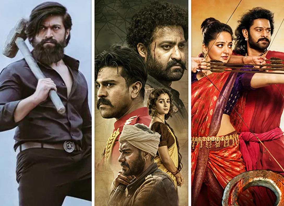 KGF – Chapter 2 Vs RRR Vs Baahubali 2 Box Office: Day wise comparison of  the first 10 day business :Bollywood Box Office - Bollyy