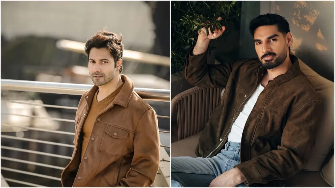 Ahan Shetty and varun dhawan