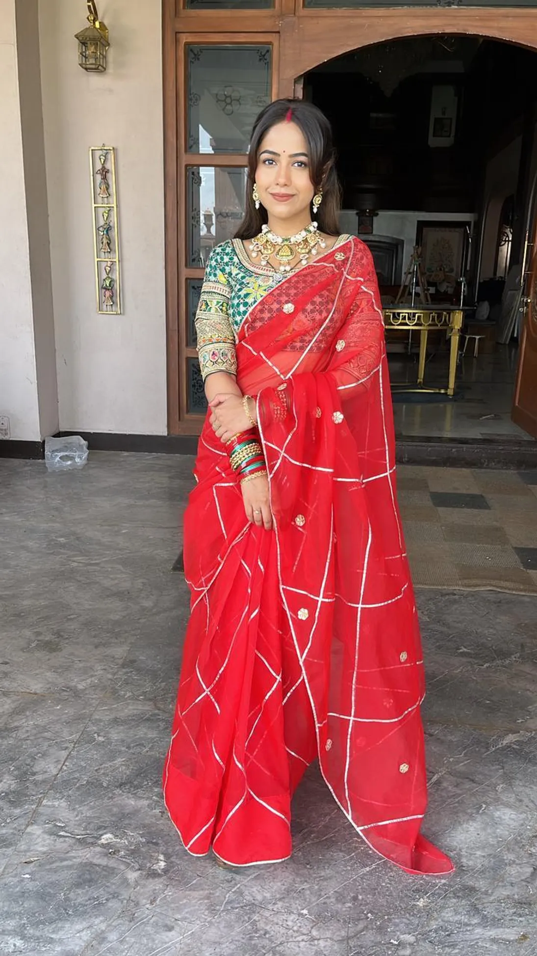  Shubhanshi Raghuwanshi saree looks