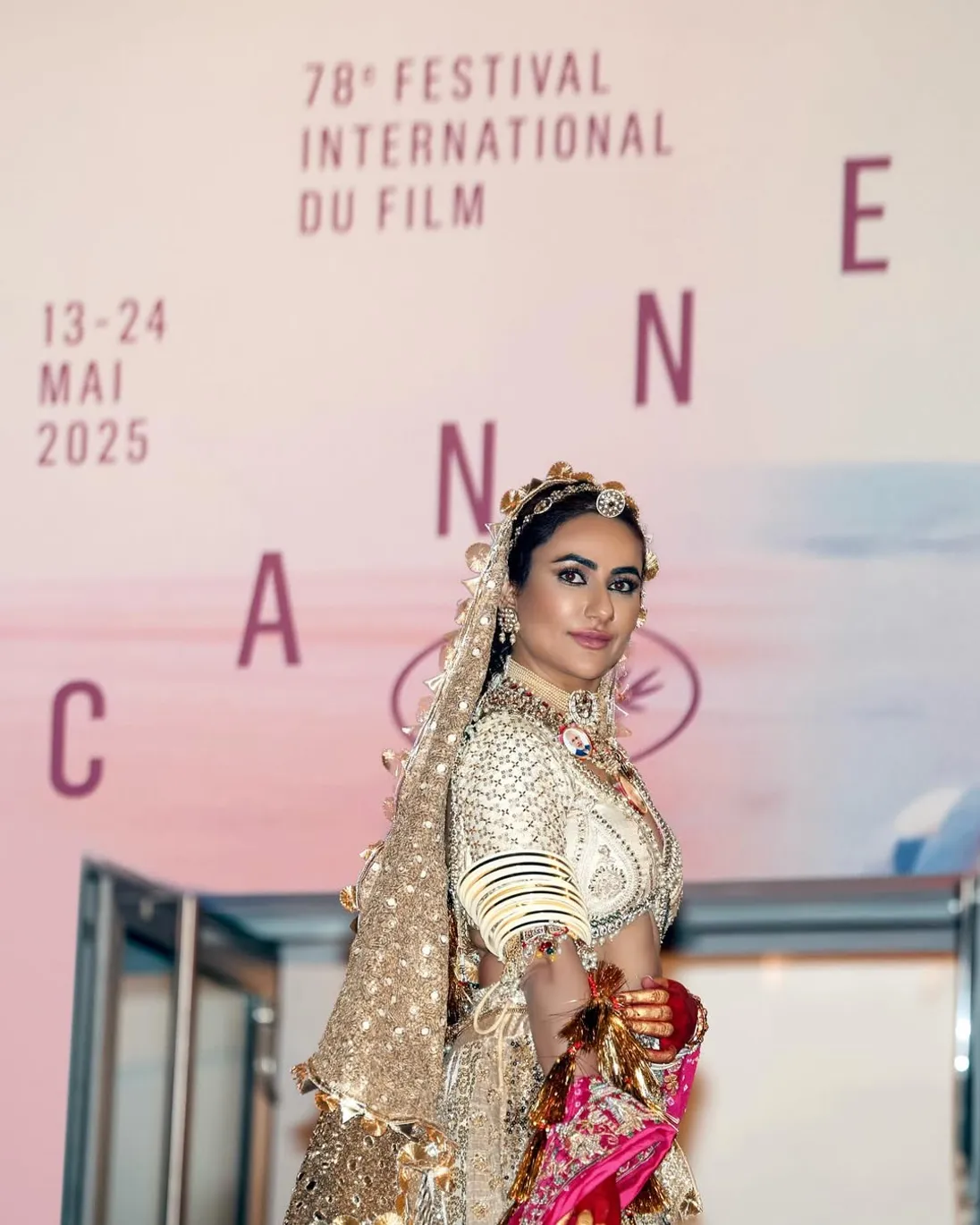 Actress Ruchi Gujjar at cannes 2025