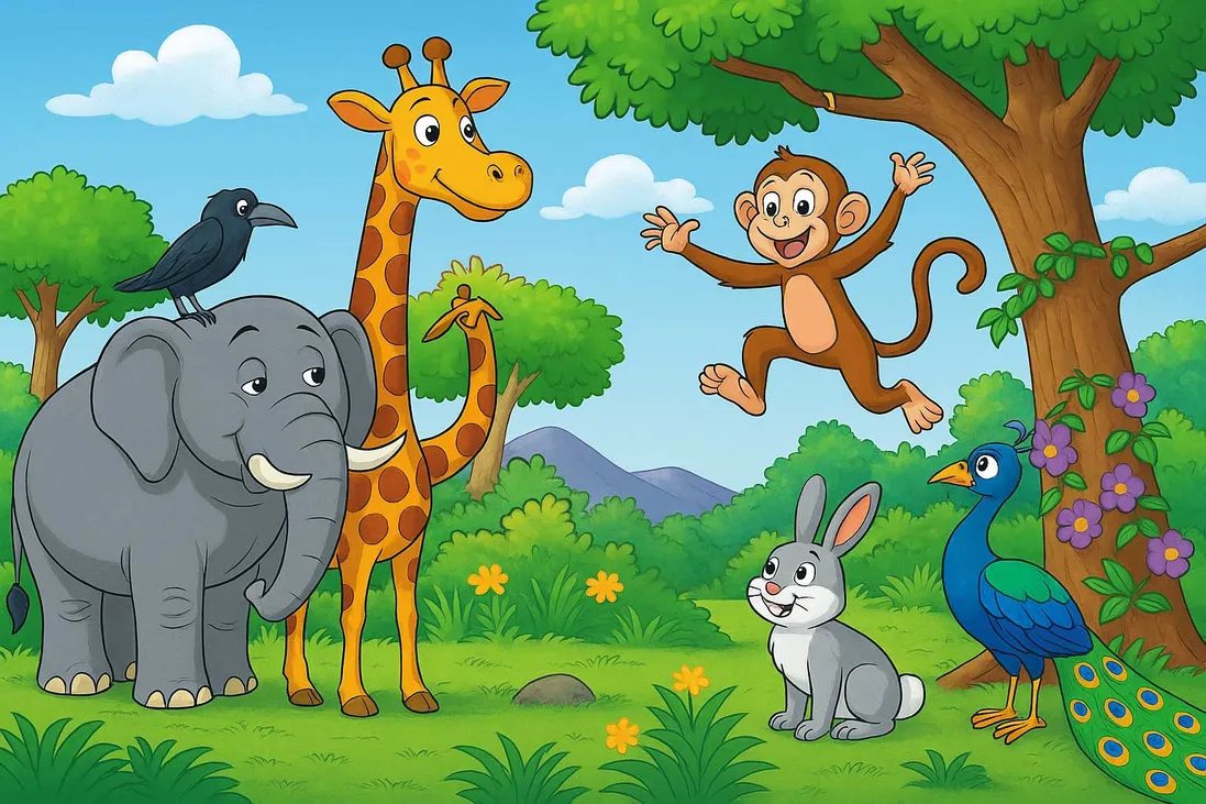 Small courageous forest- Mickey Monkey Story