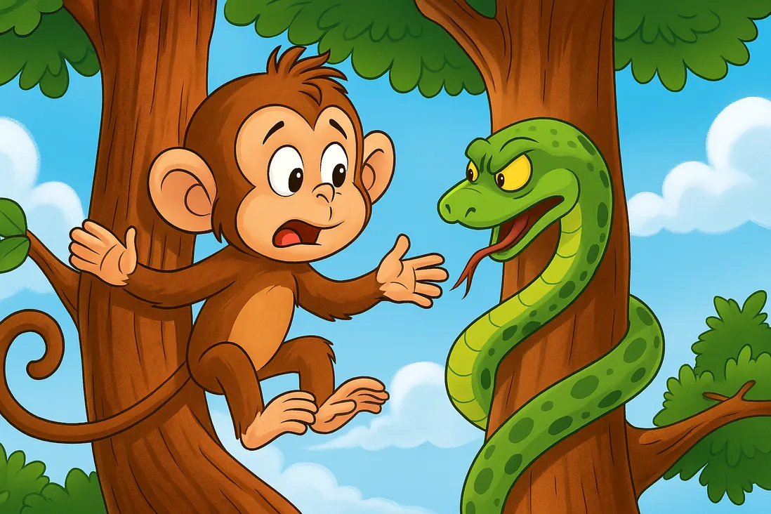 Small courageous forest- Mickey Monkey Story