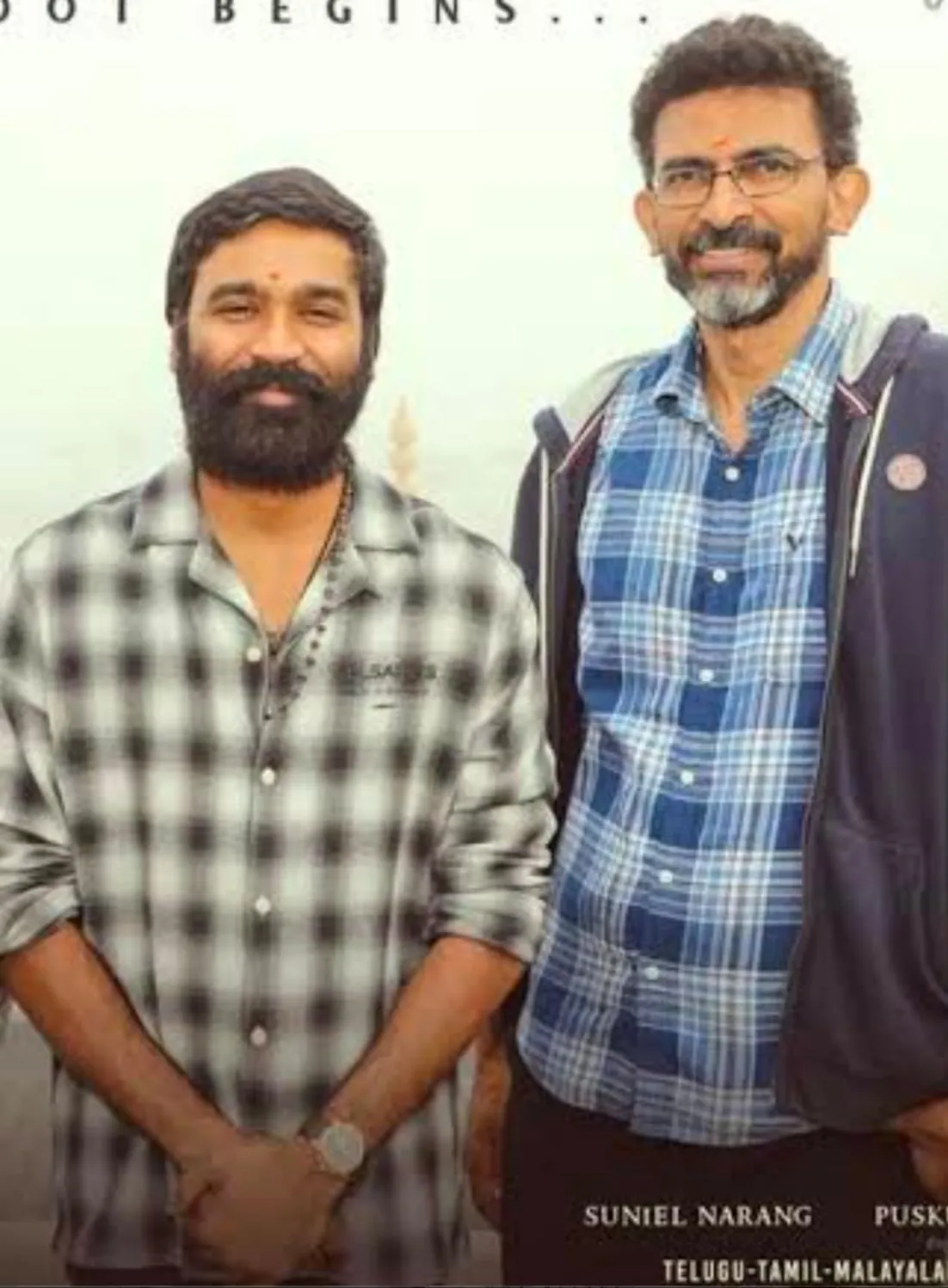 Kuberaa --Dhanush with director Sekhar Kammula