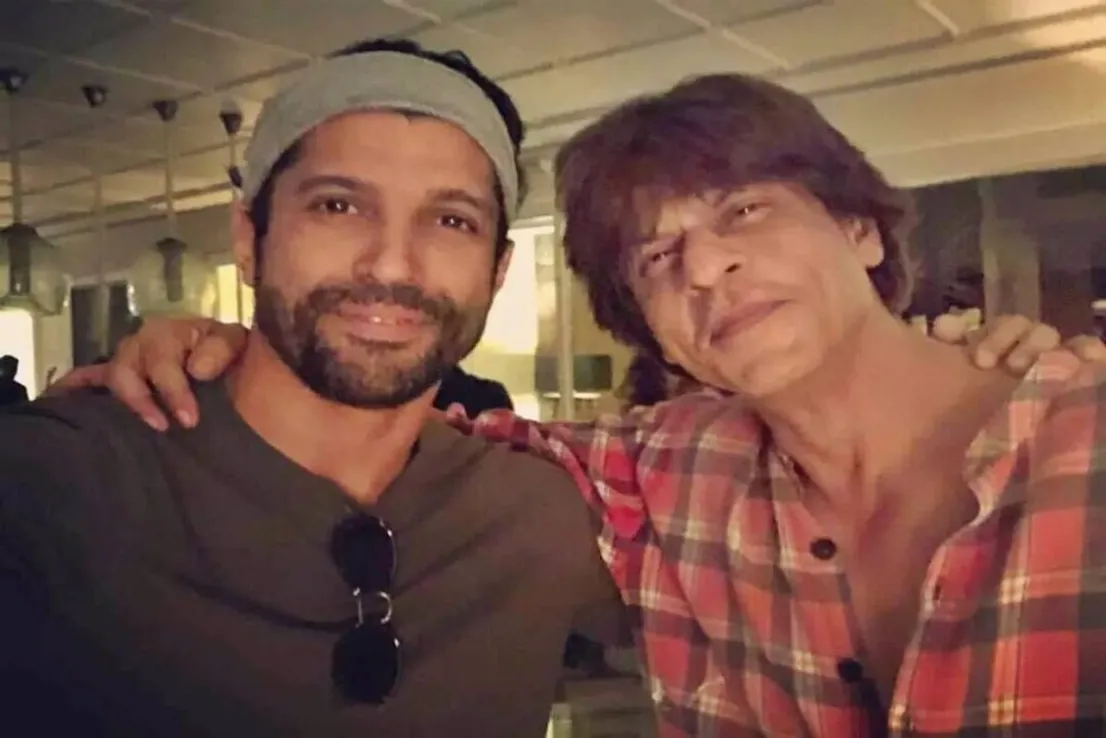 Farhan Akhtar and SRK 