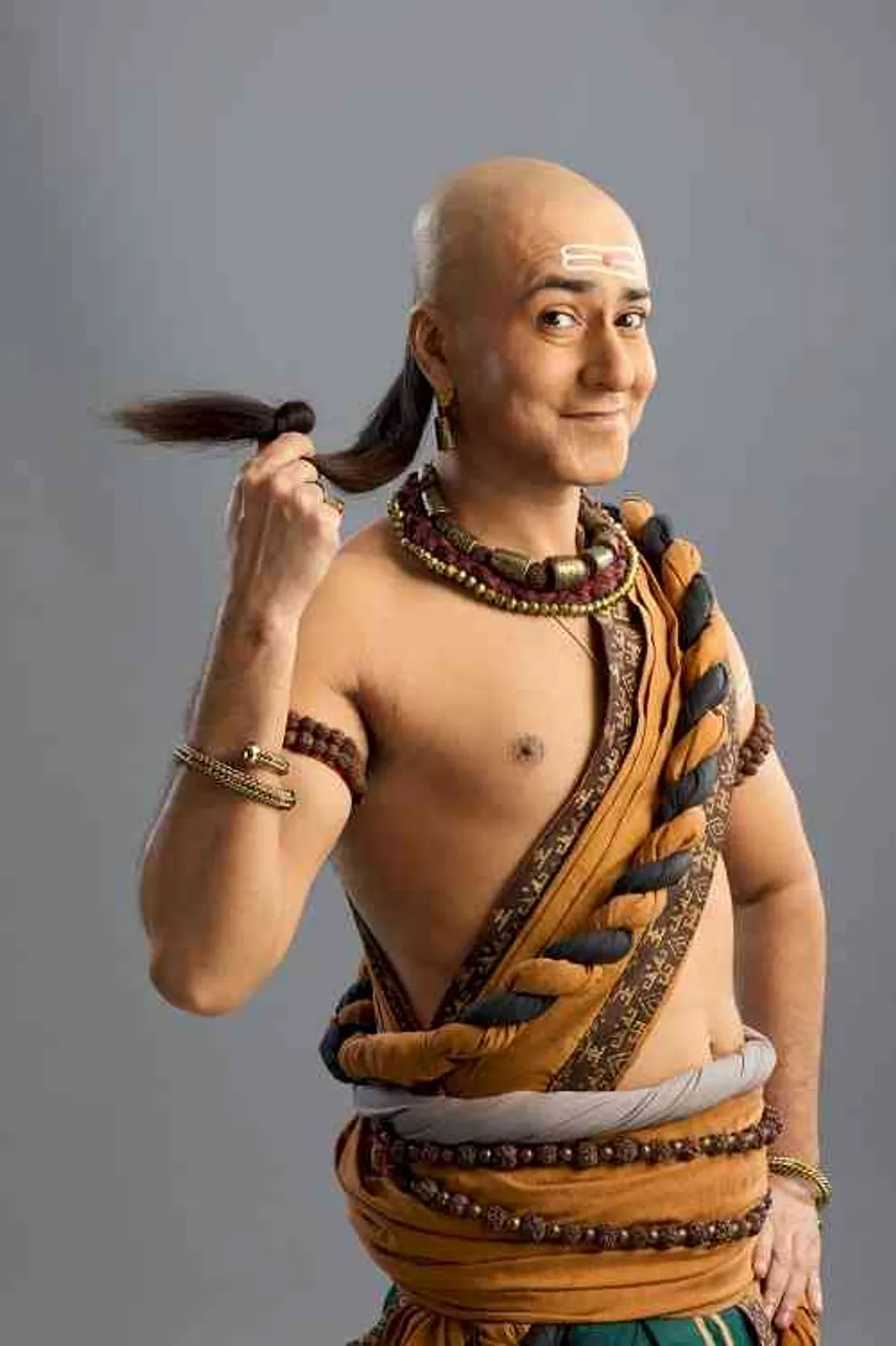 Krishna Bharadwaj portraying the titular role in Sony SAB's Tenali Rama