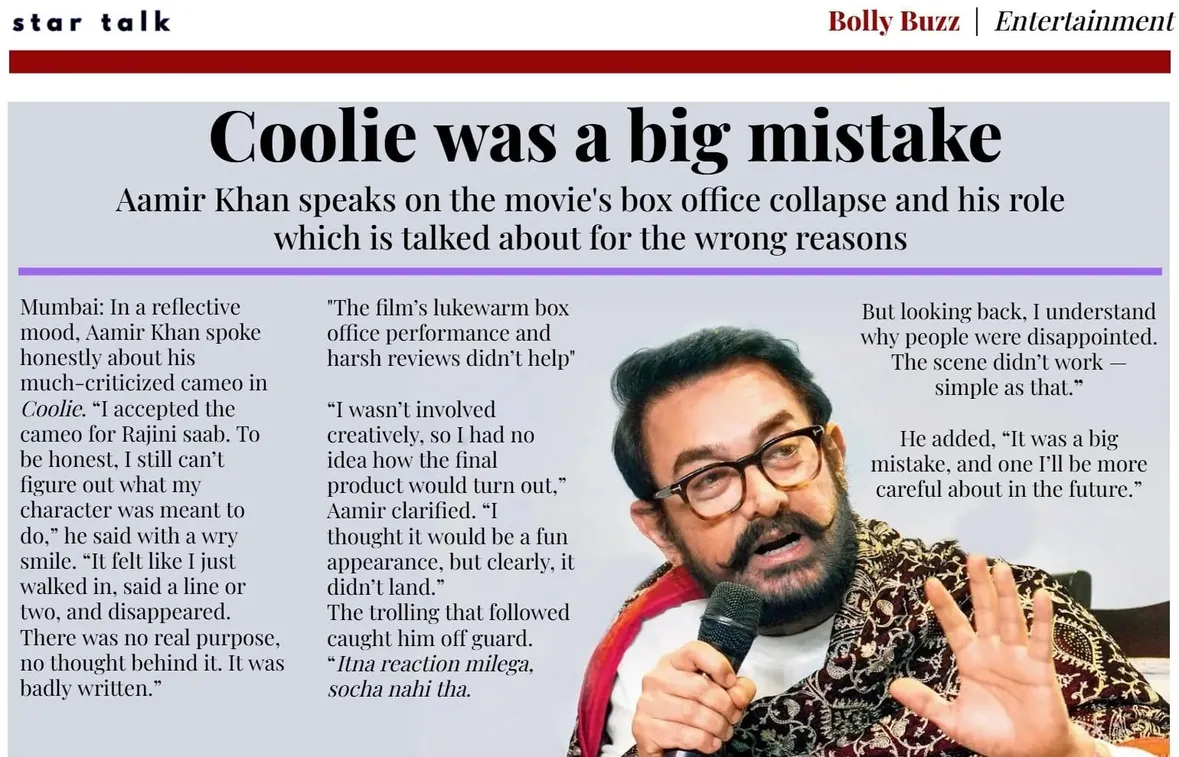 Aamir Khan Post