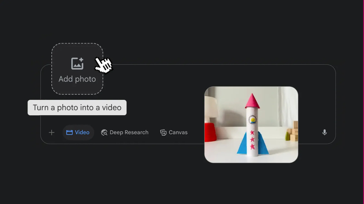Google Gemini Photo to Video Feature