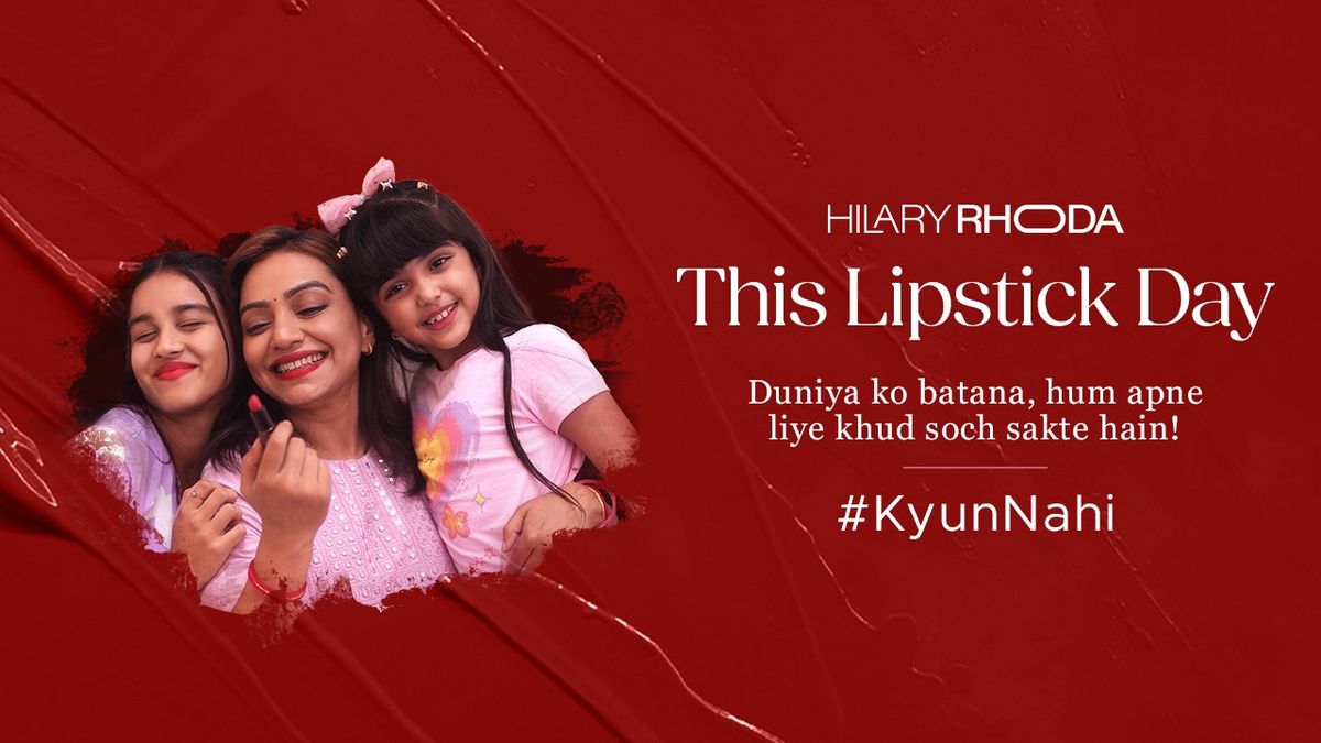 Hilary Rhoda’s Lipstick Day 2025 Initiative Poses a Provocative Question: “Why Not?”