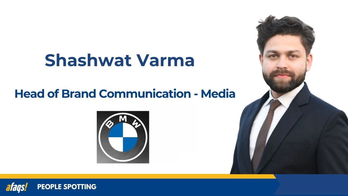 BMW India appoints Shashwat Varma as head of brand communication - media