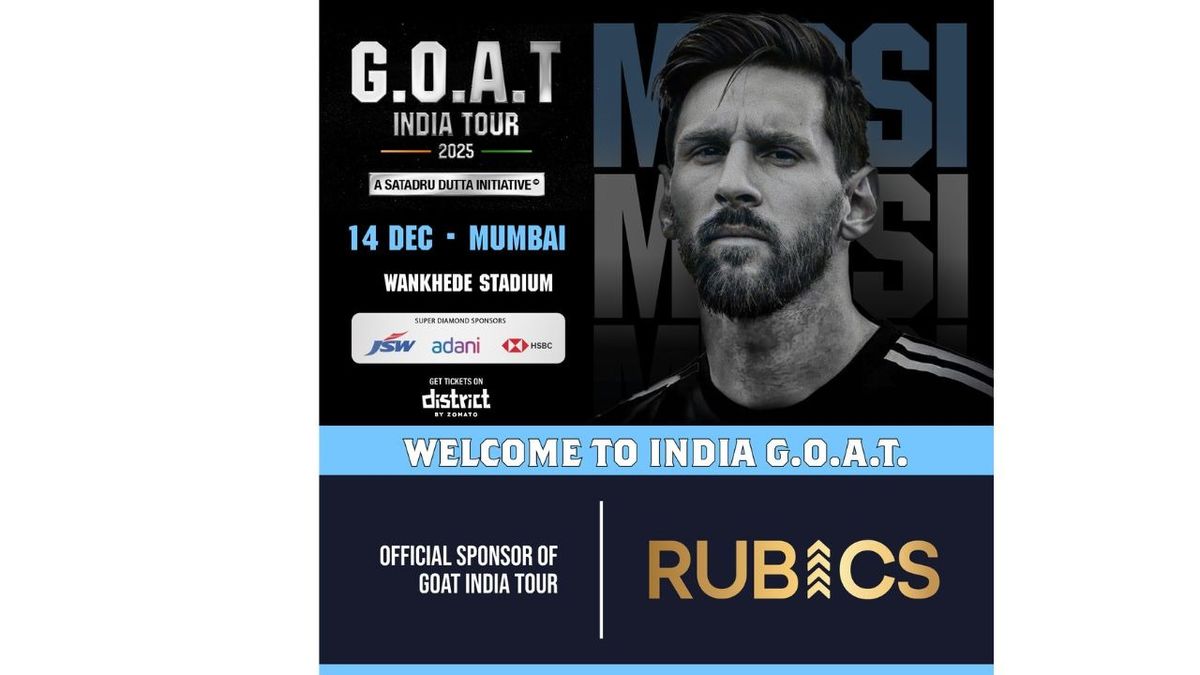 Rubics Group becomes official sponsor for Lionel Messi’s G.O.A.T. India Tour 2025