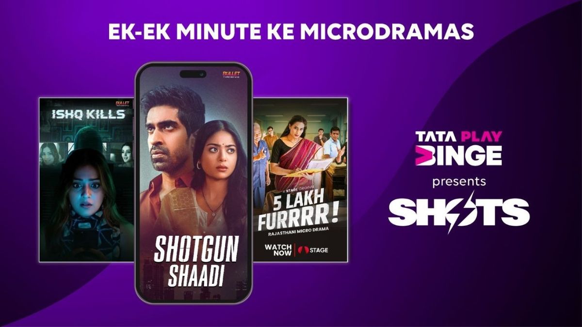 Tata Play Binge introduces ‘Shots’ - a dedicated micro-drama aggregator