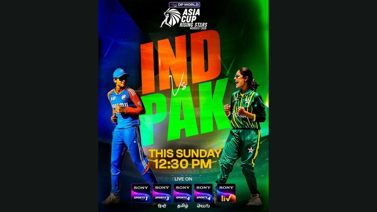 Women’s Asia Cup Rising Stars 2026 to stream live on Sony Sports Network, Sony LIV
