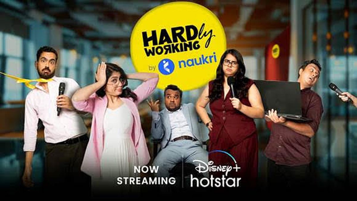 Naukri.com and Disney+ Hotstar launch 'Hardly Working by Naukri ...