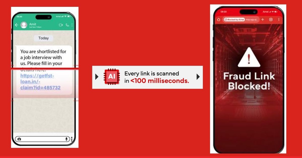 Airtel’s AI Shield Blocks Online Fraud, Protects 2.1M Users in Mumbai