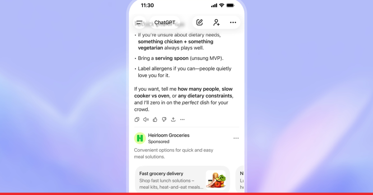 OpenAI Begins Testing Ads in U.S. For Free, Go Subscription Tiers