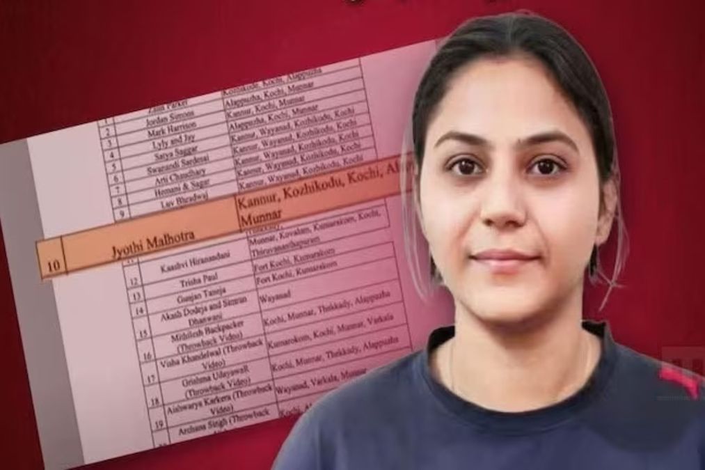 Jyoti Malhotra Joined Kerala Govt Tourism Initiative, RTI Reveals, Netizens Connect Dots Amid Spy Claims