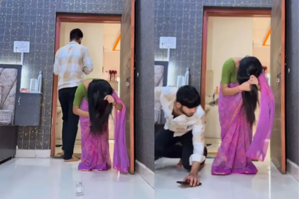 Viral Video: Money Falls From Husband’s Pocket, Wife Grabs It, Hides Uniquely, Pati Unable To Trace, Check