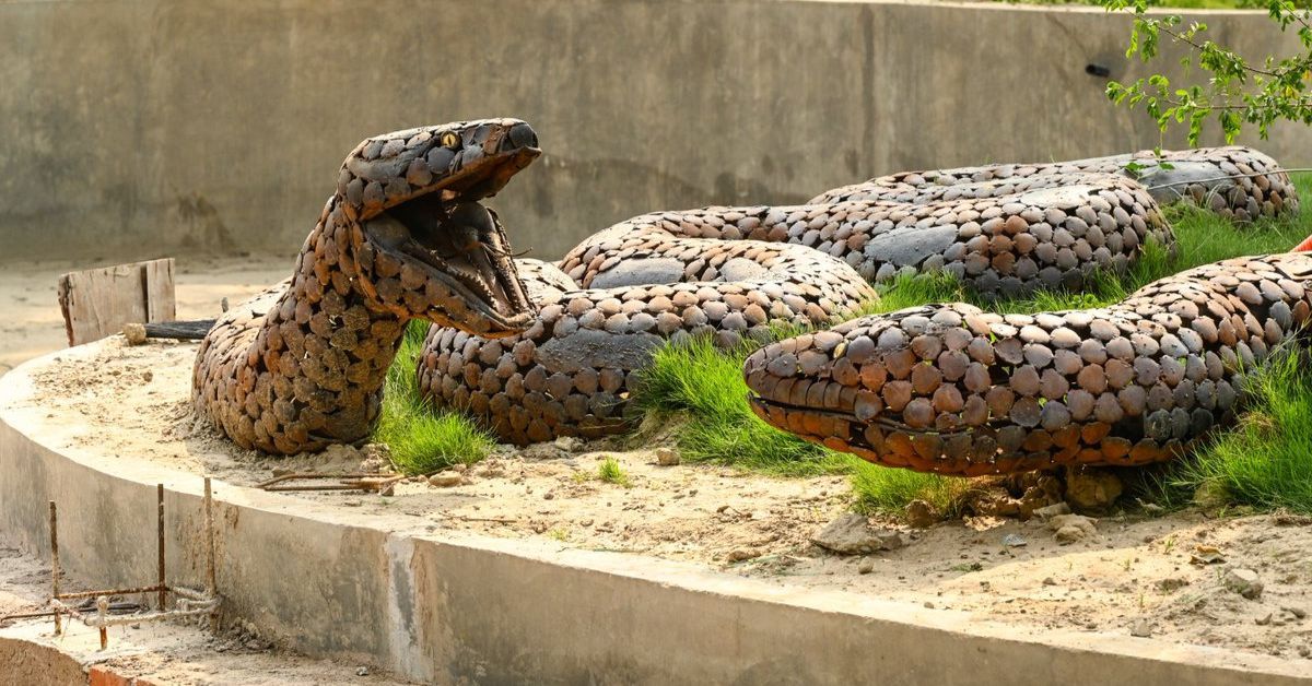 Walk Among 650 Metal Animal Sculptures Made From Waste