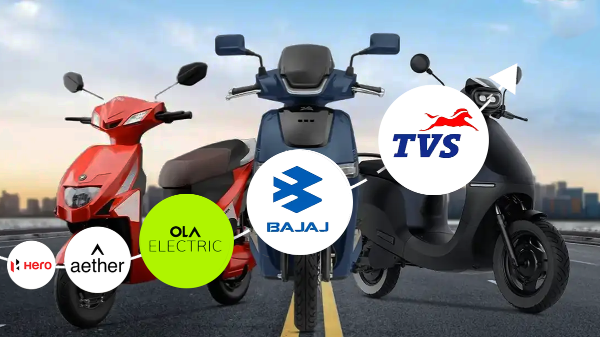 TVS maintains lead in 2W EV sales in July; Ather narrows gap with Ola Electric