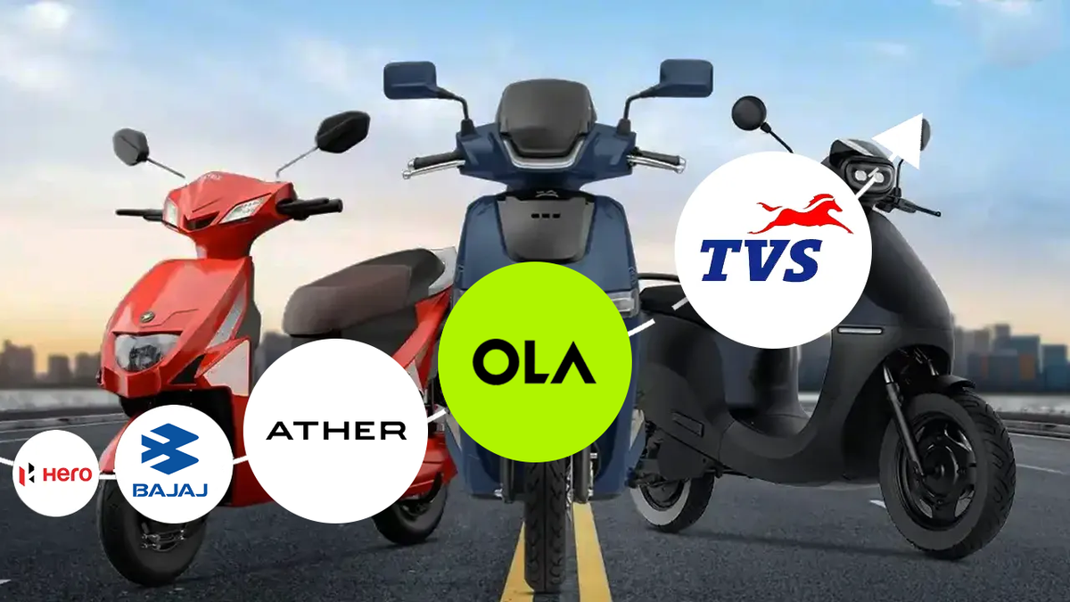 TVS Dominates August 2W EV Sales; Ola Electric Surpasses Bajaj, Ather Climbs to Third Position