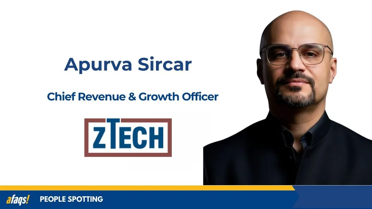 afaqs.com - afaqs! news bureau - Apurva Sircar joins Z-TECH India as chief revenue & growth officer