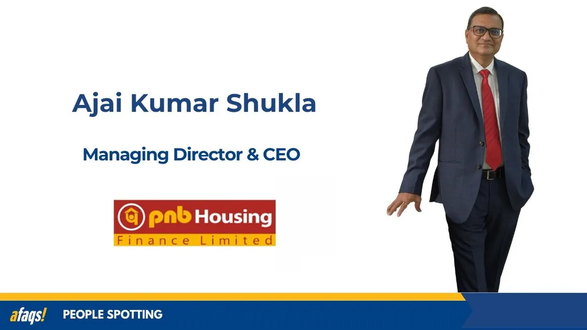 afaqs.com - afaqs! news bureau - PNB Housing Finance appoints Ajai Kumar Shukla as managing director & CEO