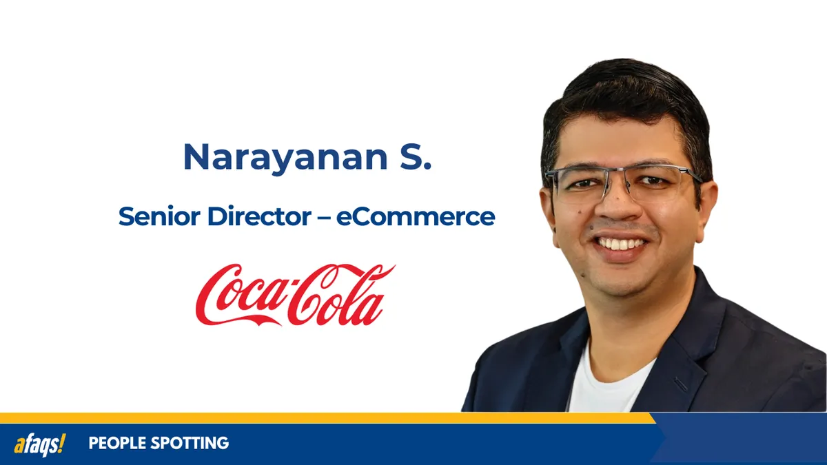 afaqs.com - afaqs! news bureau - Coca-Cola India's Narayanan S. elevated to senior director - eCommerce
