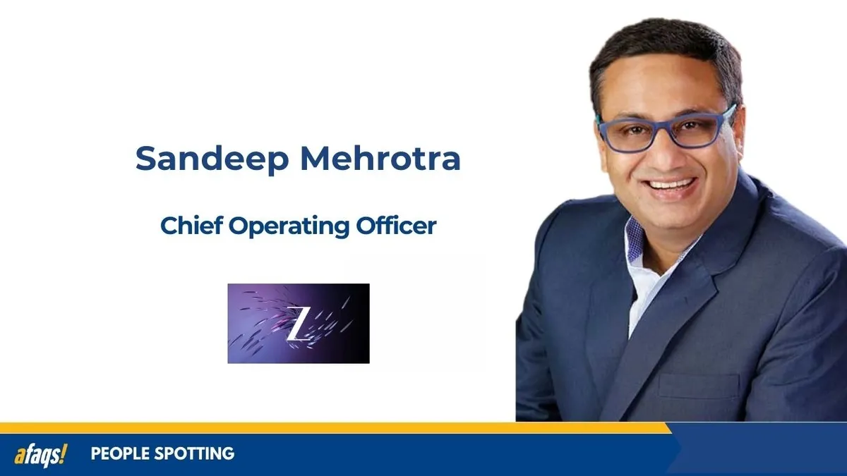 afaqs.com - afaqs! news bureau - Zee appoints Sandeep Mehrotra as COO - advertisement revenue