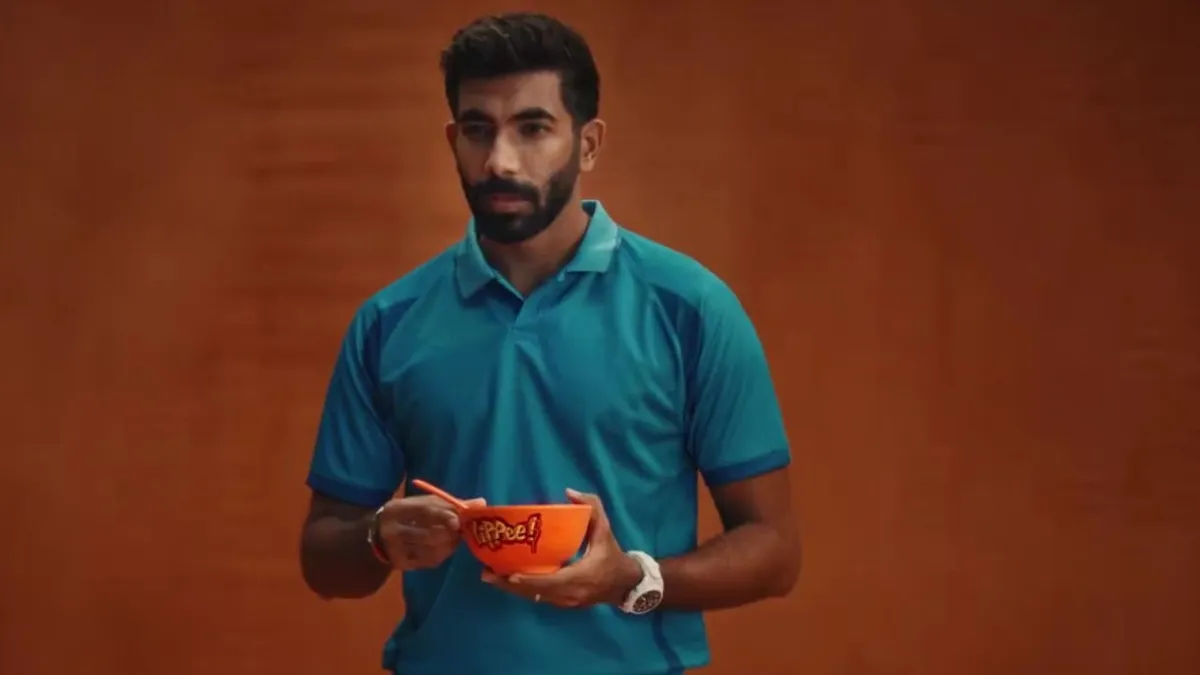 afaqs.com - afaqs! news bureau - YiPPee!'s latest ad captures Jasprit Bumrah in a candid food moment