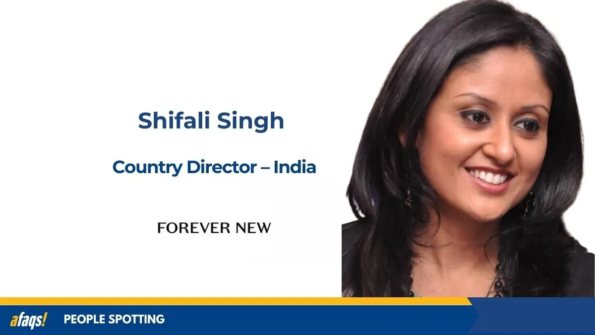 afaqs.com - afaqs! news bureau - Forever New appoints Shifali Singh as Country Director - India