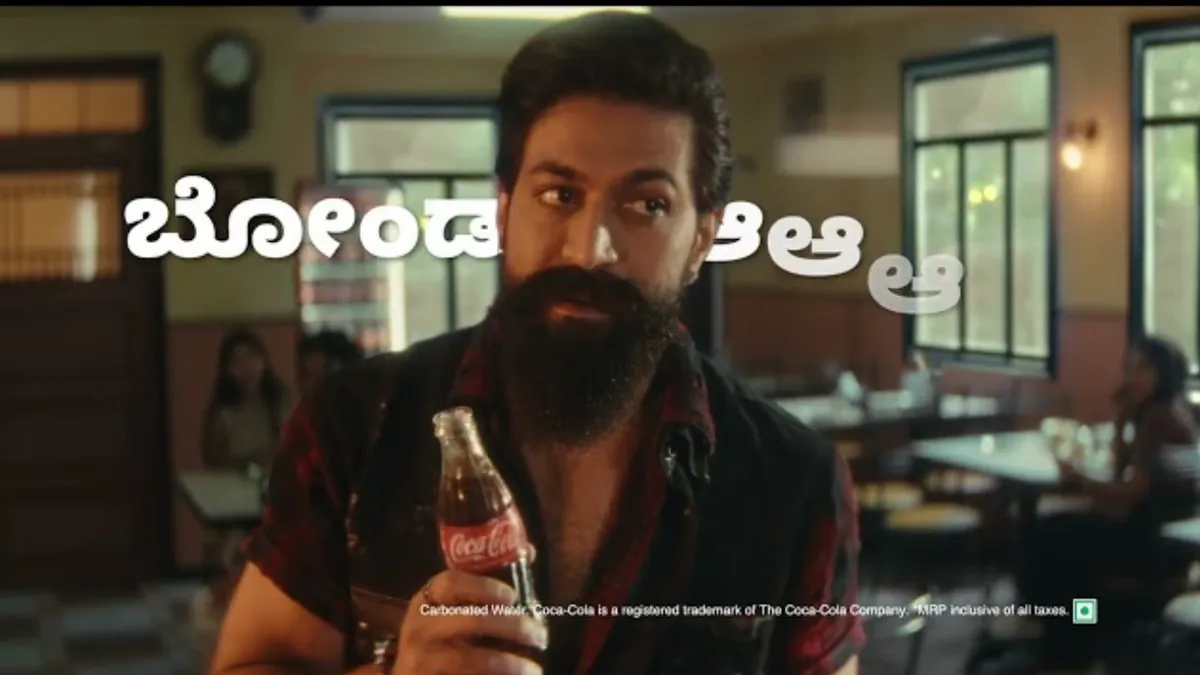afaqs.com - afaqs! news bureau - After Diljit's 'aaah', Coca-Cola taps Yash for 'Bondaaah'
