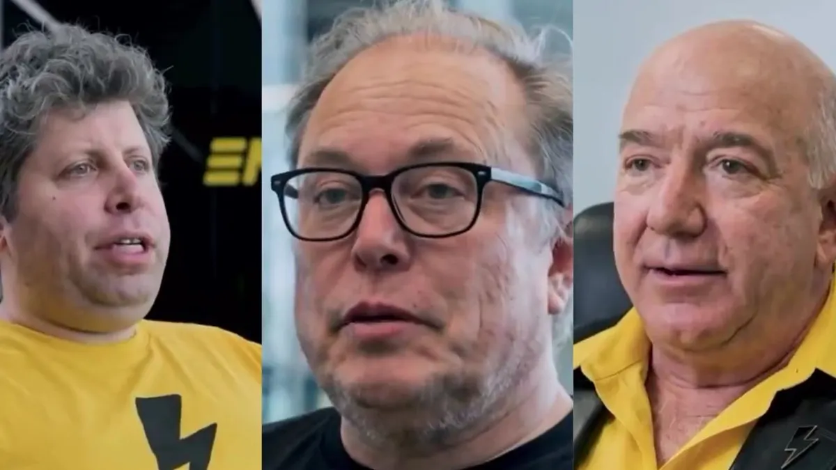 afaqs.com - Muskan Verma - AiCandy turns Musk, Altman & Bezos into gym founders in viral AI ad