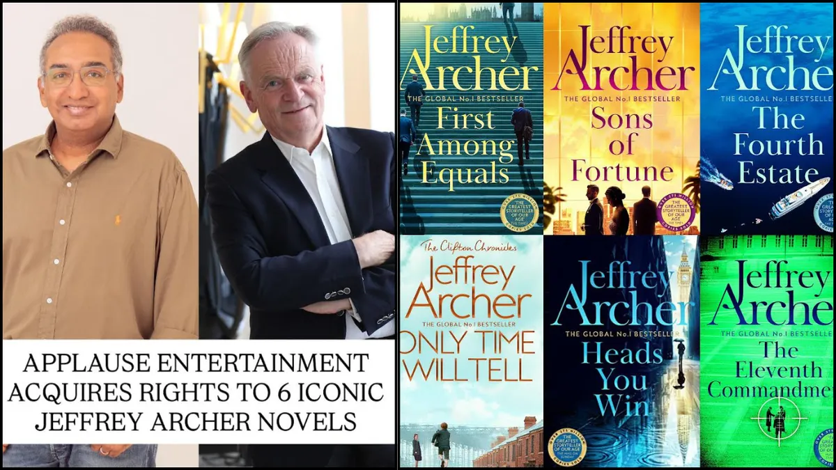 Applause Entertainment secures screen rights to six Jeffrey Archer novels