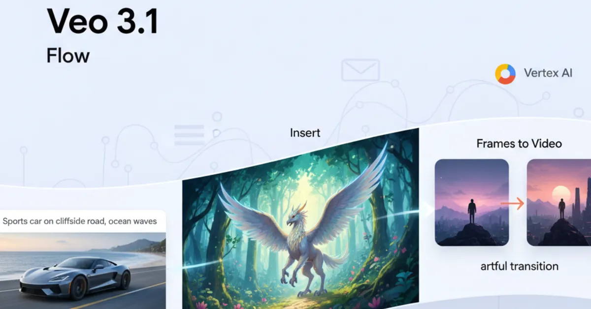 Google Flow Introduces Advanced Editing Capabilities with Veo 3.1 Integration