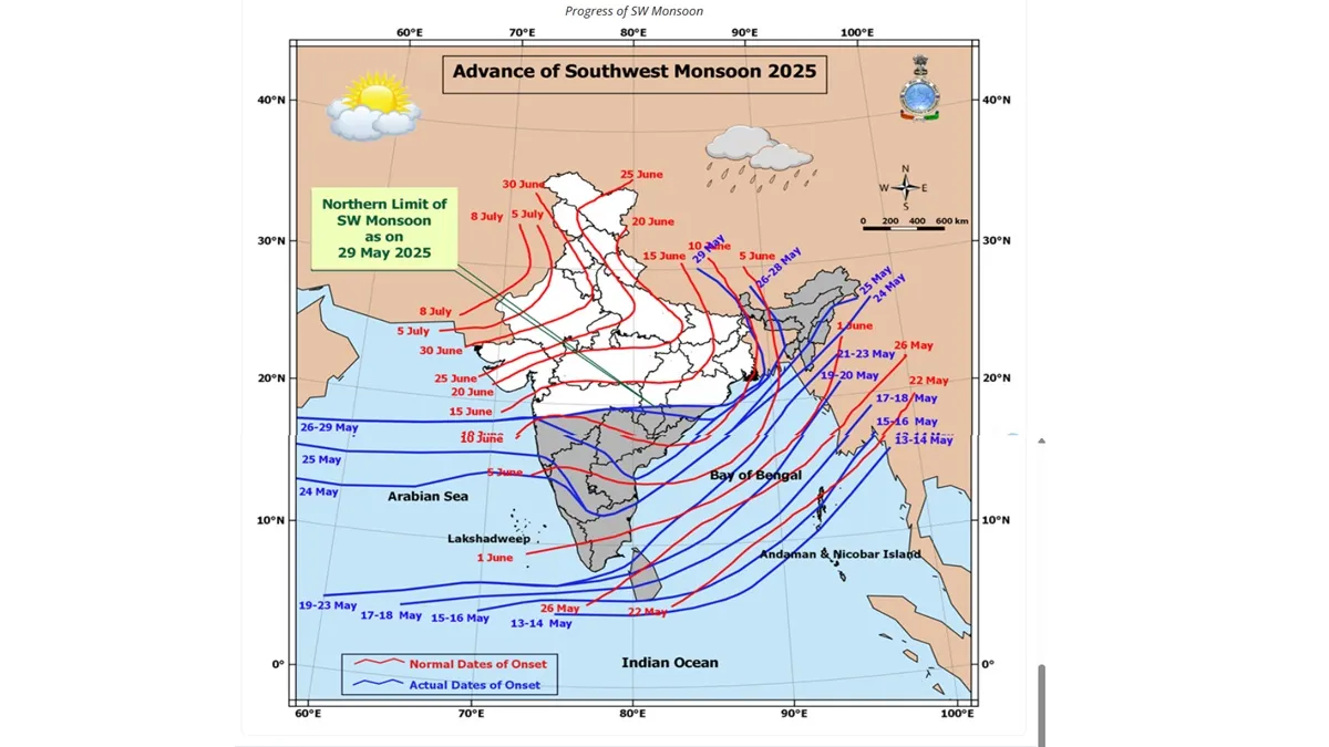 IMD Expected Rain Map