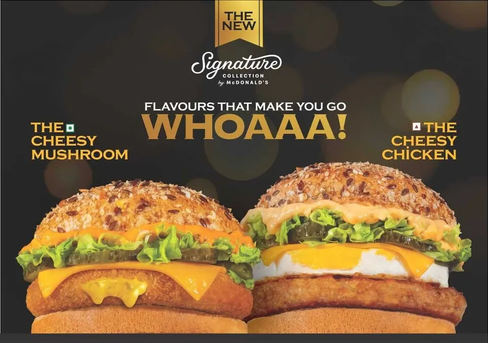 McDonald's India- North and East Introduces Cheesy Mushroom and