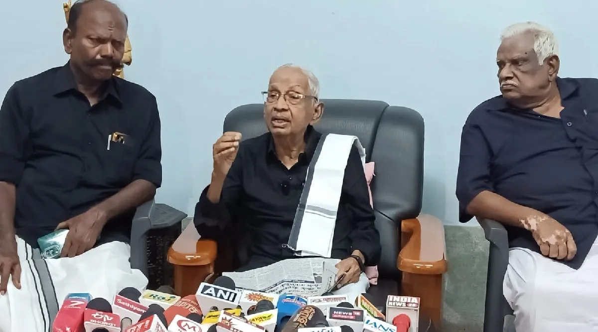 என்.டி.ஏ கூட்டணியில் பா.ஜ.க வும், எடப்பாடியார் மட்டுமே: திருச்சியில் வீரமணி  பேச்சு