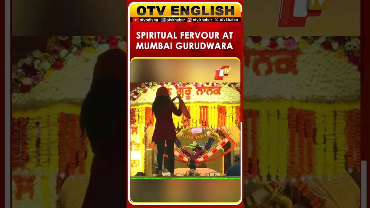 Devotees Visit Gurudwara Shri Dashmesh Darbar In Mumbai On Guru Nanak Jayanti