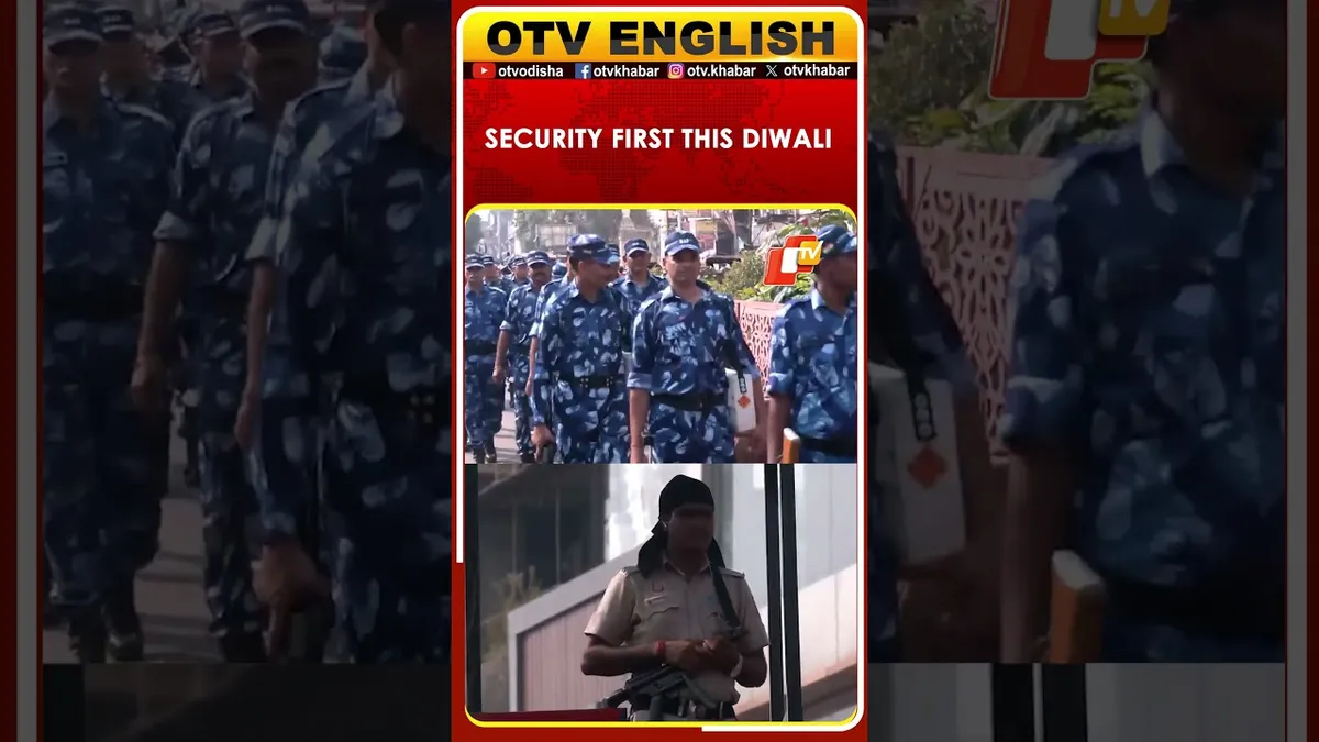 Delhi Police, RAF Conduct Flag March In Chandni Chowk Ahead Of Diwali Rush