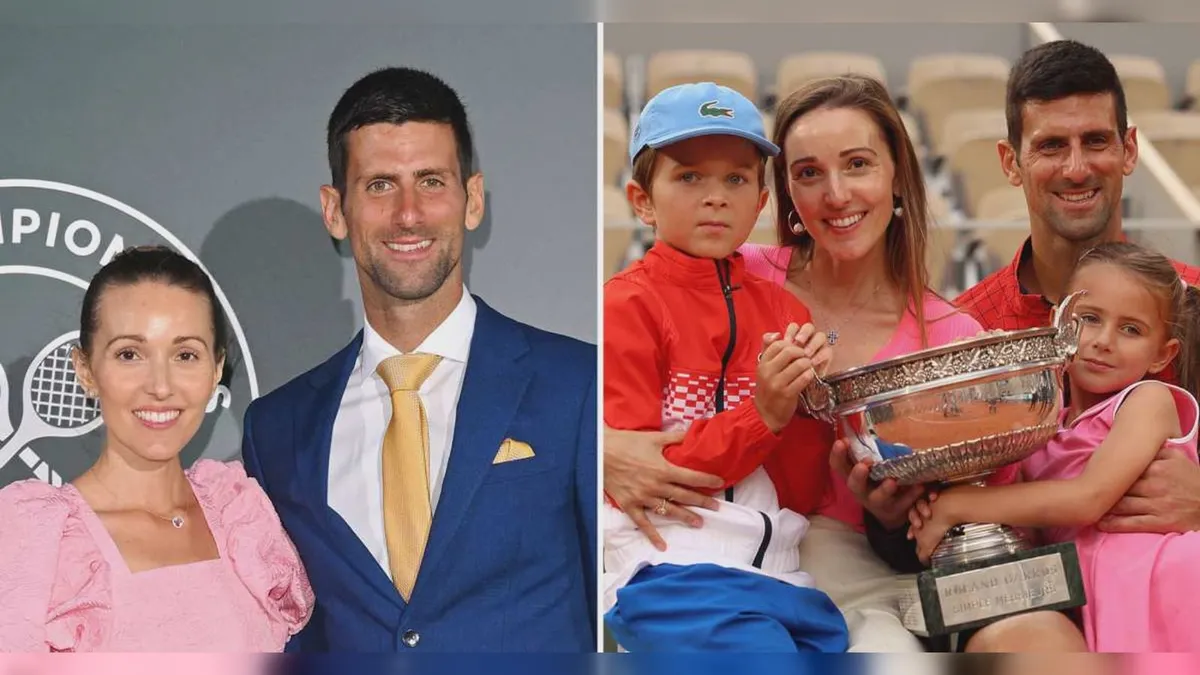 Novak Djokovic is all heart as his wife Jelena reunites with family to  support him in 2025 Australia Open